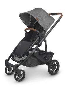 Cruz V2 Stroller – Greyson (Charcoal/Carbon/Saddle Leather)